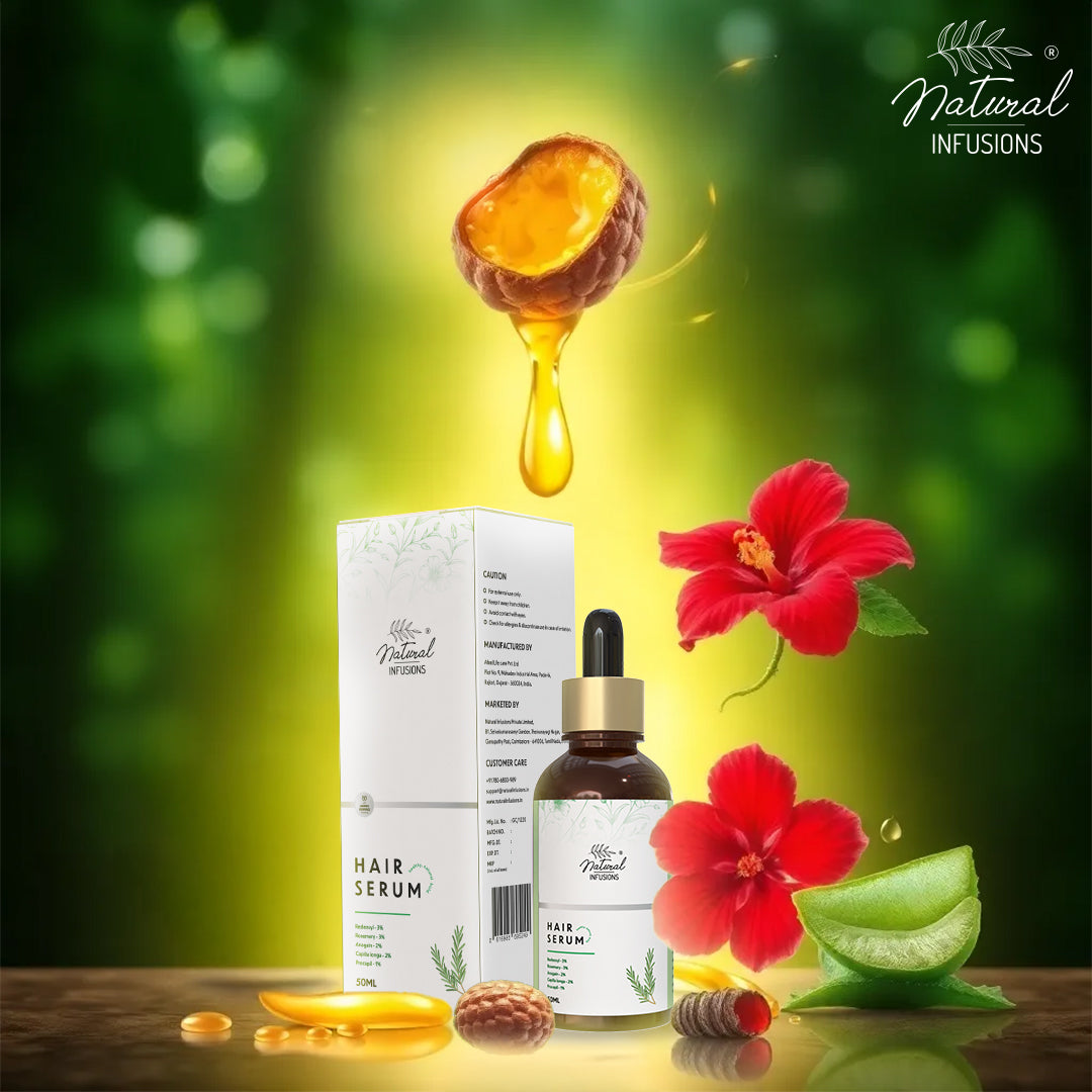 Achieve your desired hair with Natural Infusions Hair Growth Serum