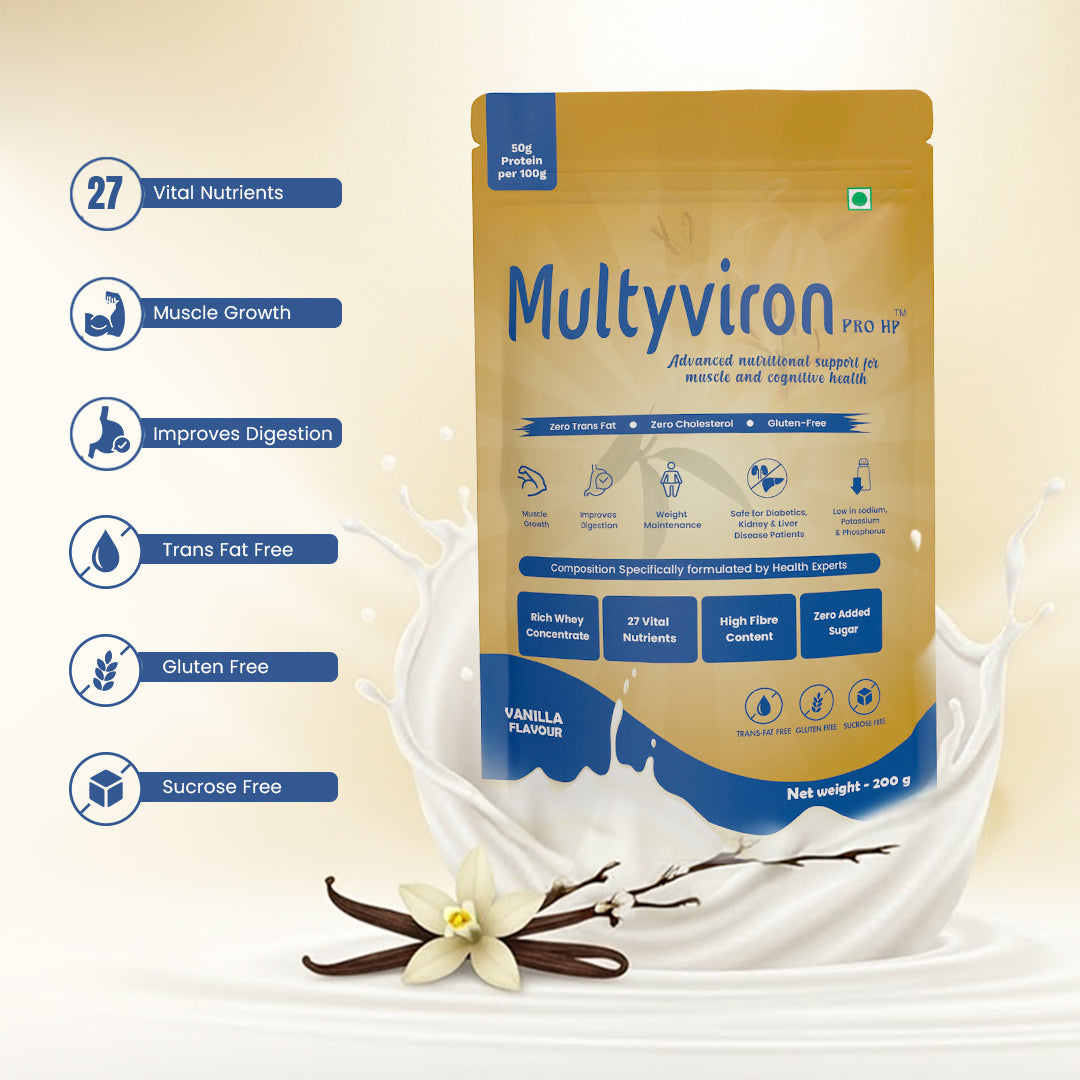 Multyviron Pro HP – Advanced Nutritional Protein Powder (Vanilla Flavour) – 200g