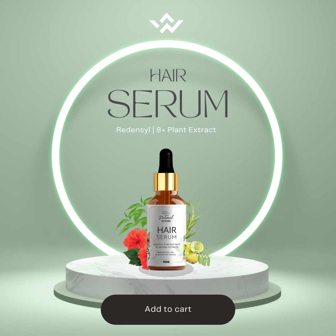 Achieve your desired hair growth with natural infusions hair serum