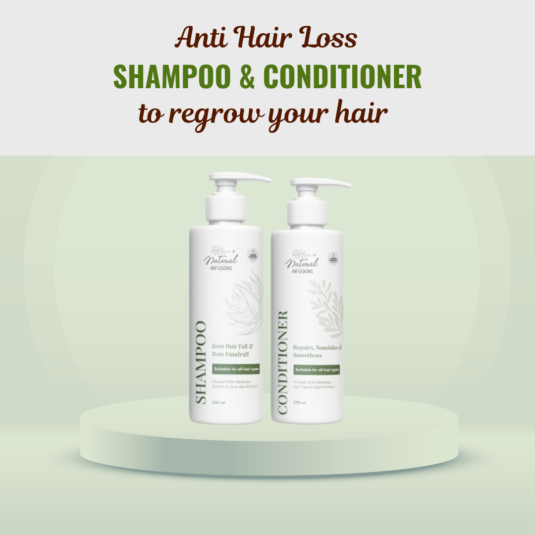 Anti Hair Loss Shampoo & Conditioner to regrow your Hair and Prevent Hair Loss