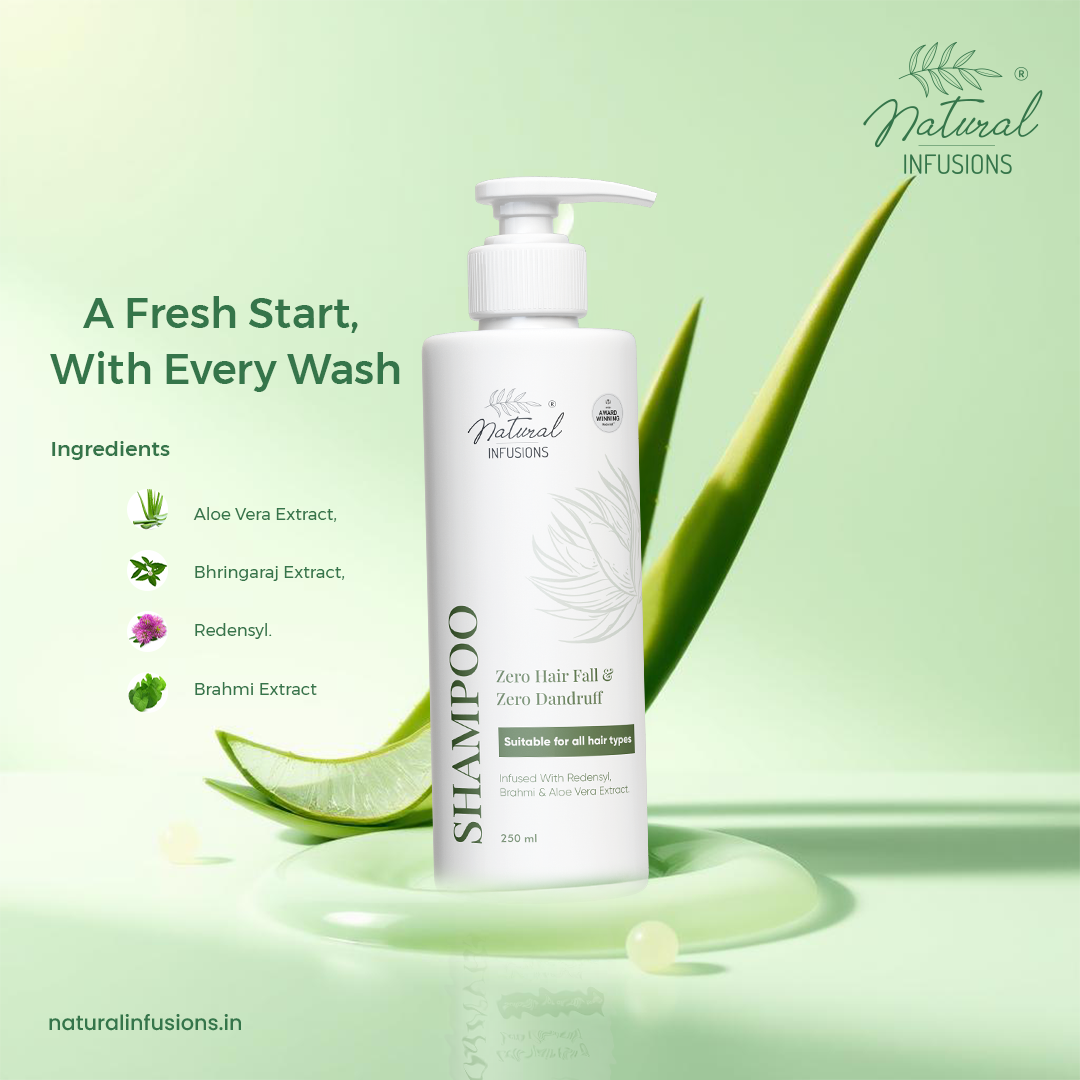 Zero Hairfall & Zero Dandruff Hair Shampoo, 250ml