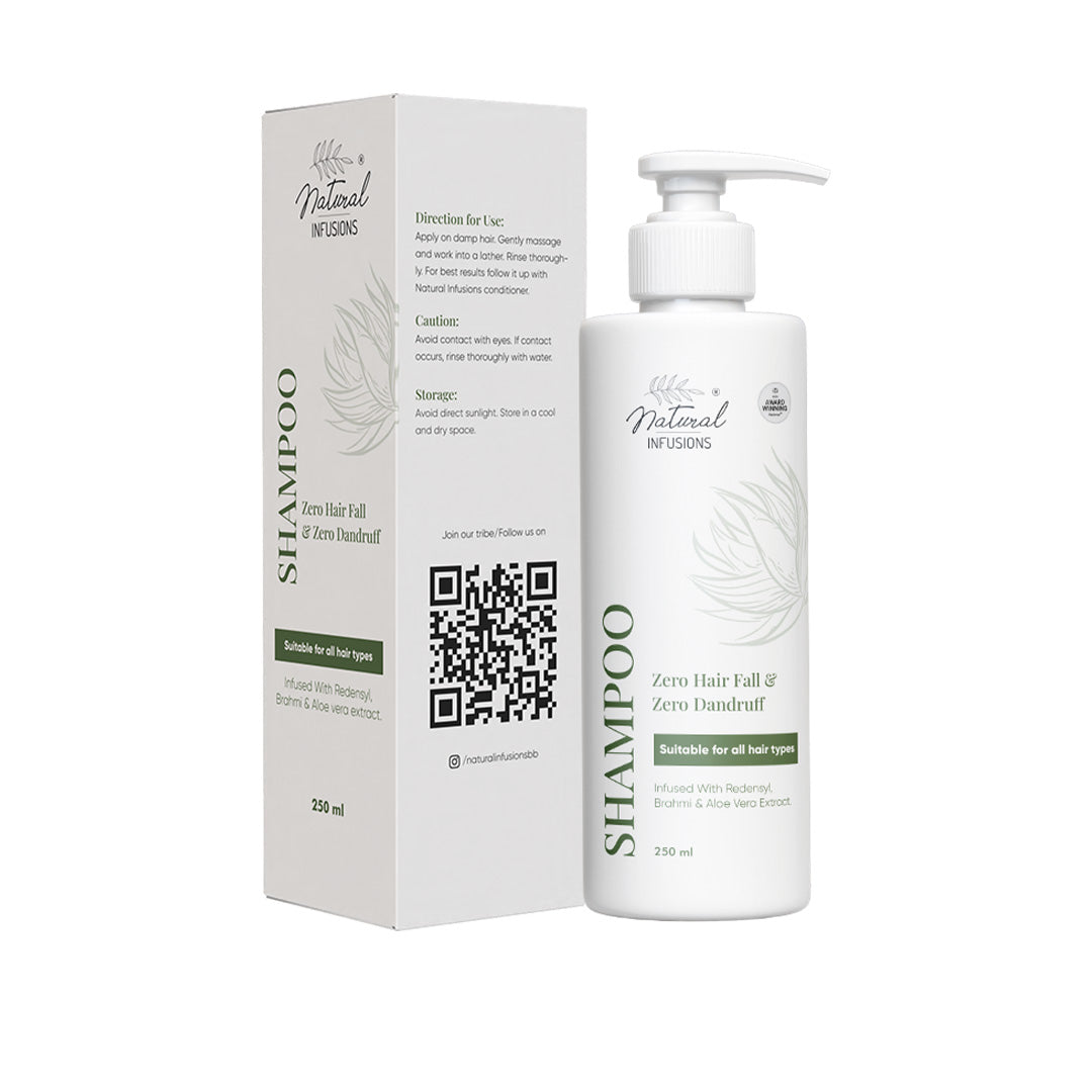 Zero Hairfall & Zero Dandruff Hair Shampoo, 250ml
