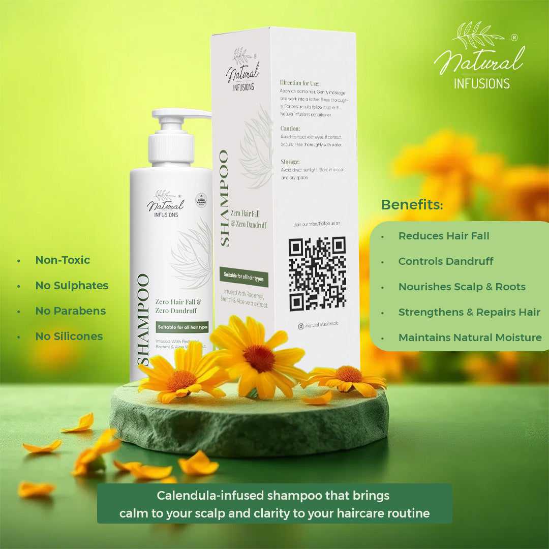 Zero Hairfall & Zero Dandruff Hair Shampoo, 250ml